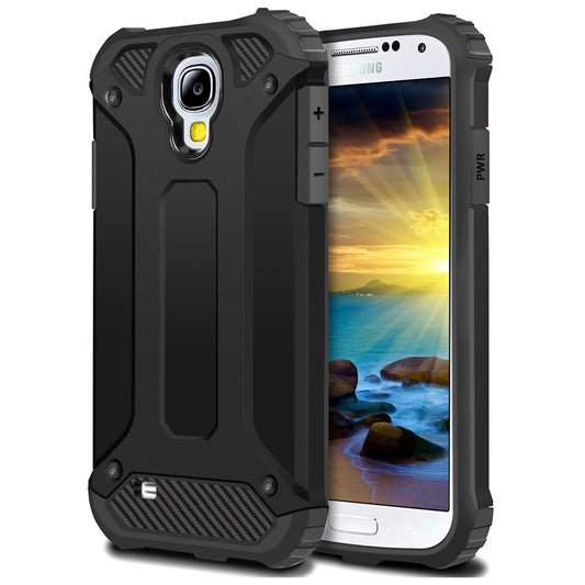 Case for Samsung I9500 Galaxy S4, Techsuit, Hybrid Armor, Black