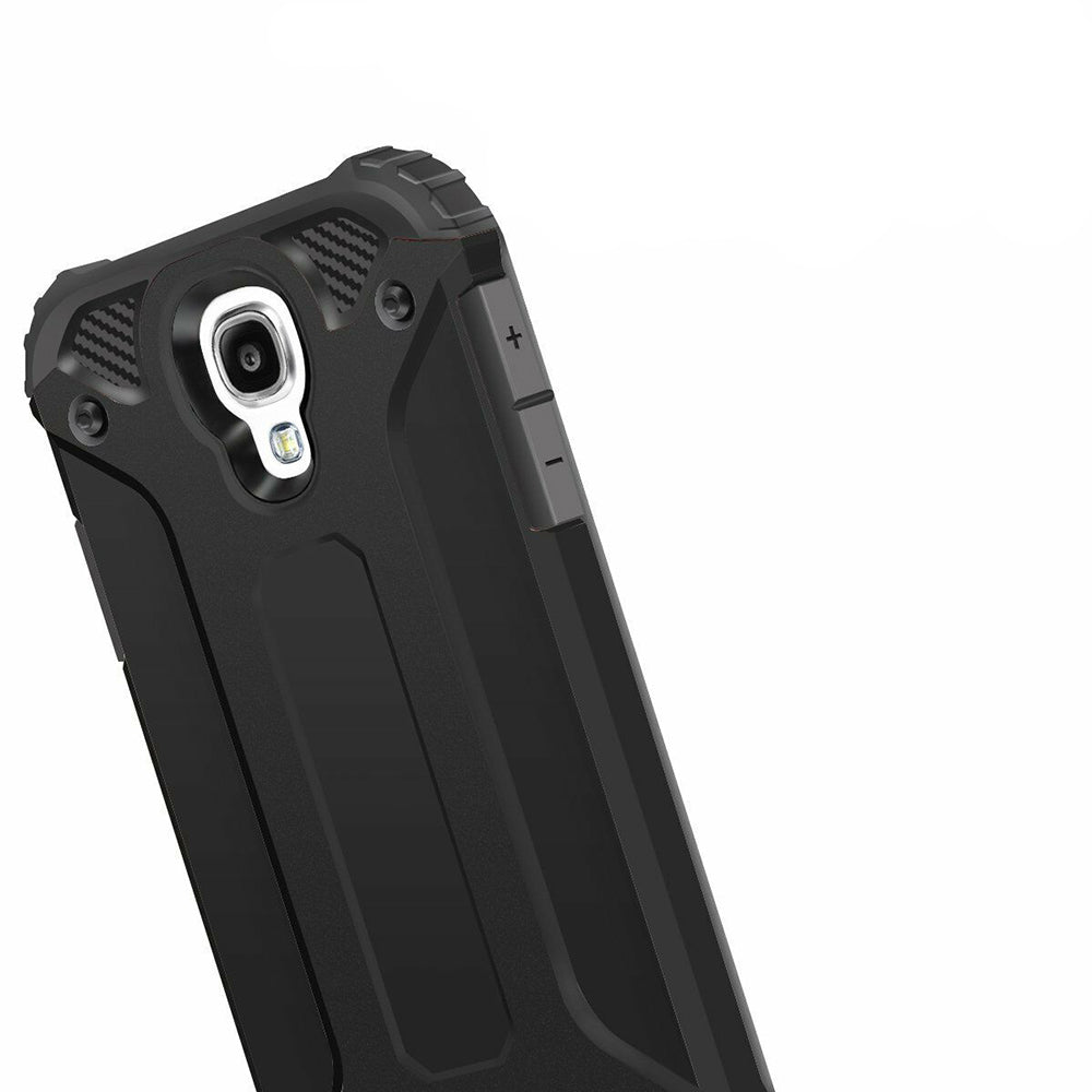 Case for Samsung I9500 Galaxy S4, Techsuit, Hybrid Armor, Black