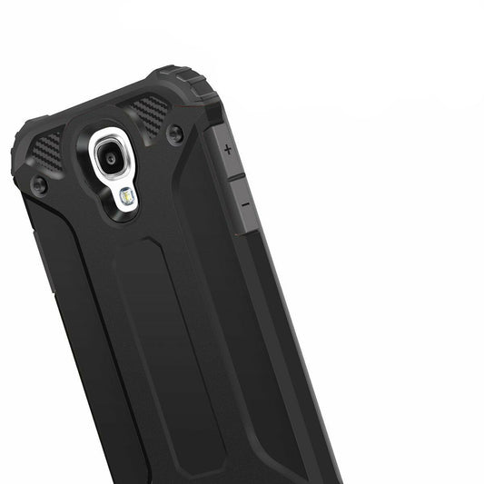 Case for Samsung I9500 Galaxy S4, Techsuit, Hybrid Armor, Black