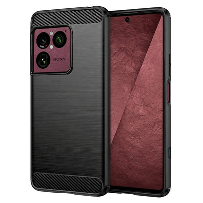 Case for Sony Xperia 1 VIII, Techsuit, Carbon, Black
