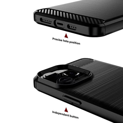 Case for Sony Xperia 1 VIII, Techsuit, Carbon, Black