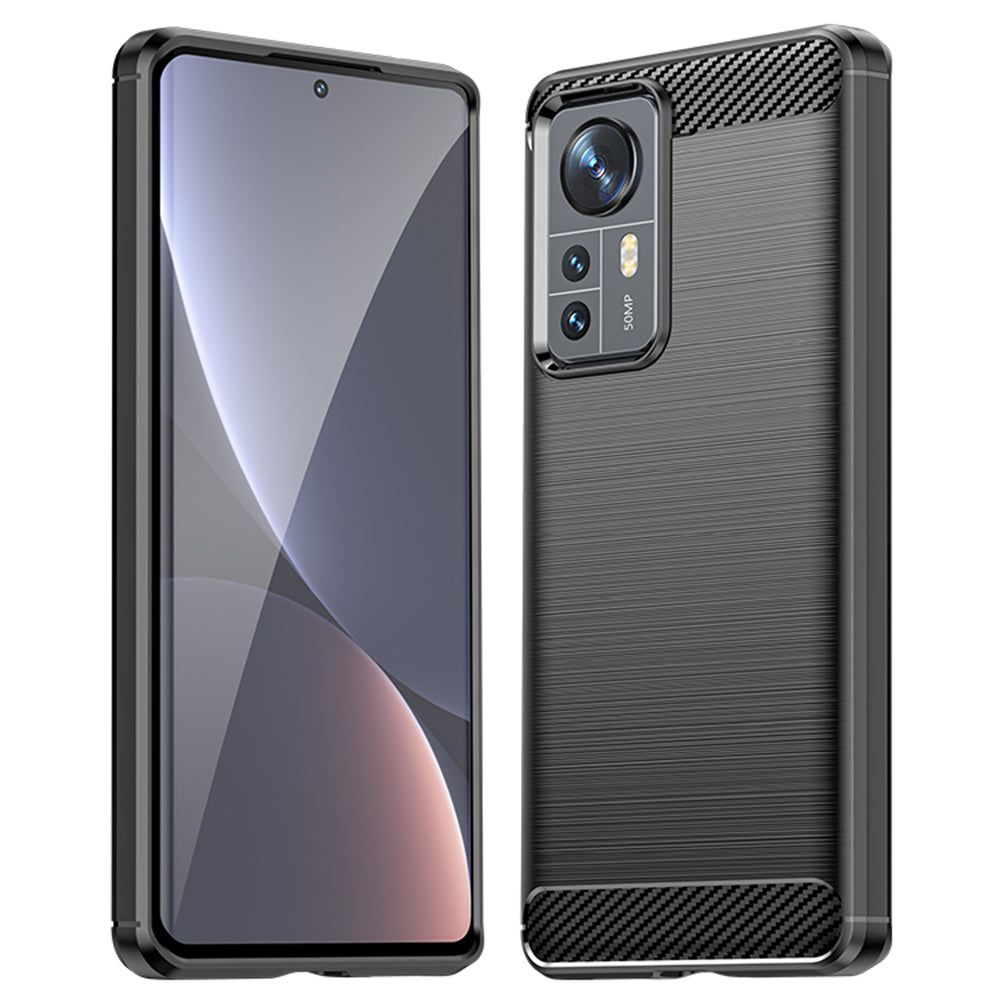 Case for Xiaomi 12X / 12, Techsuit, Carbon, Black