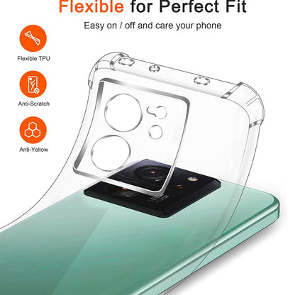 Case for Xiaomi 13T Pro / 13T, Techsuit, Shockproof Clear, Transparent