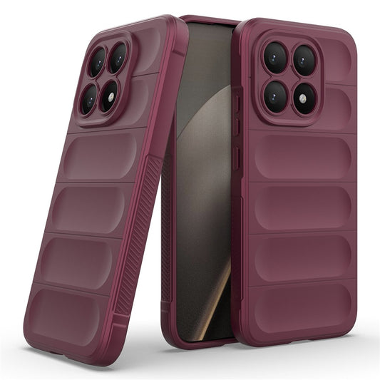 Case for Xiaomi 15T, Techsuit, Magic Shield, Cherry Red