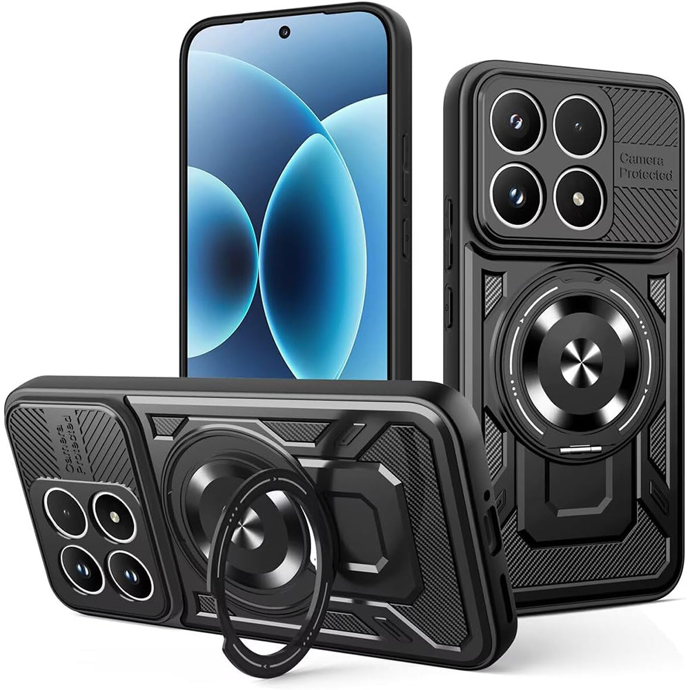 Case for Xiaomi 17, Techsuit, RuggedCam, Black