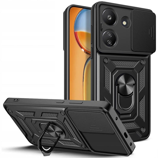 Case for Xiaomi Poco M6 / Redmi 13C, Tech-Protect, CamShield Pro, Black