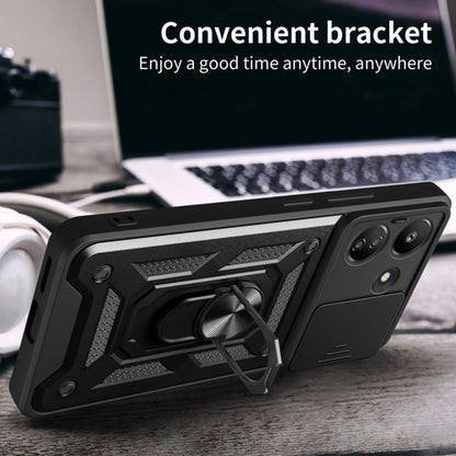 Case for Xiaomi Poco C65 / Redmi 13C, Techsuit, CamShield, Black