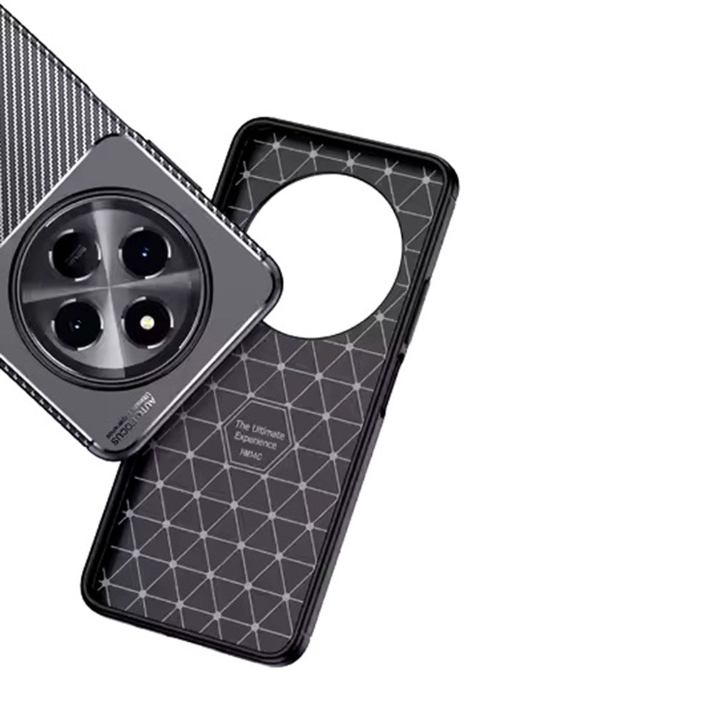 Case for Xiaomi Poco C75 / Redmi 14C, Techsuit, CarbonFiber, Black