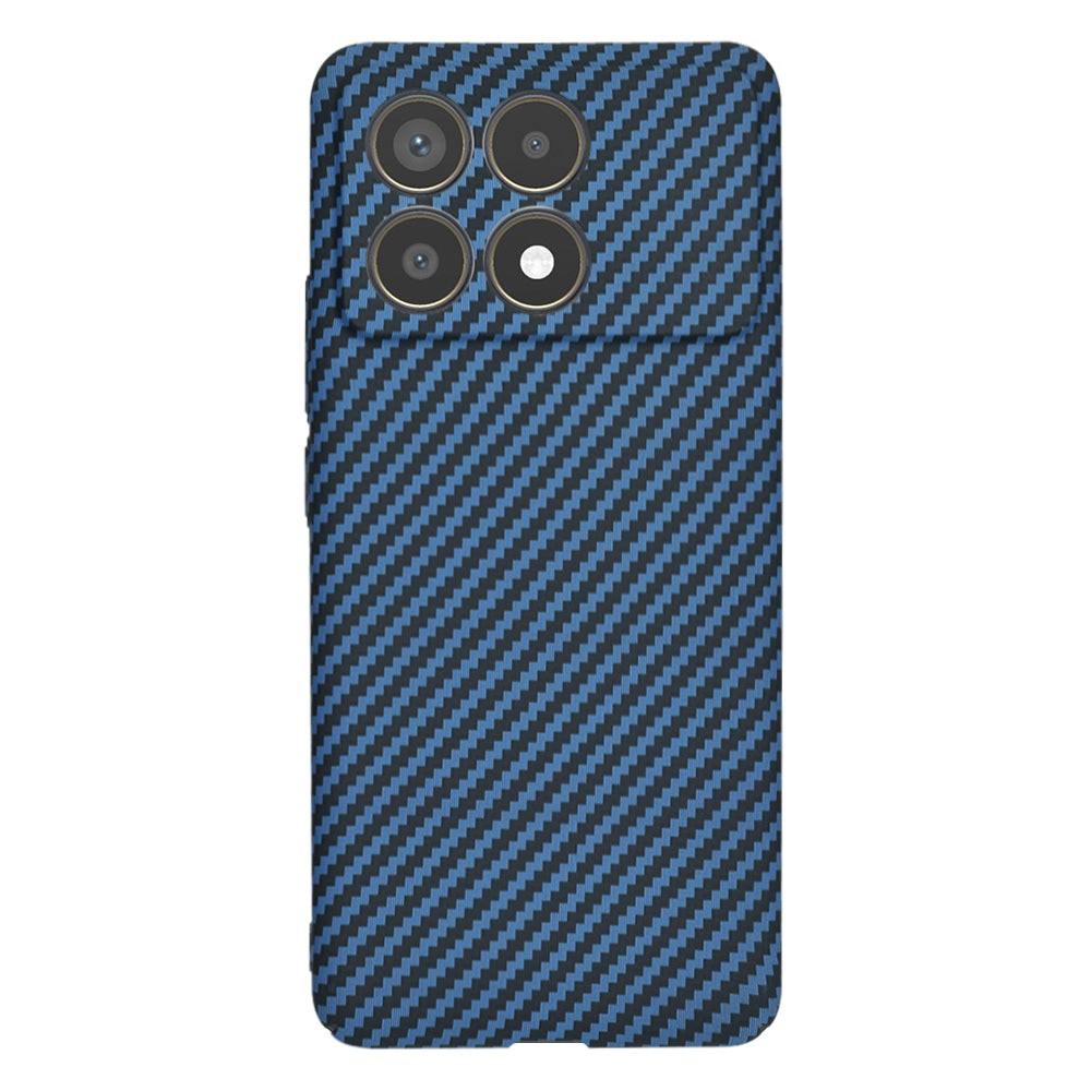 Case for Xiaomi Poco F6 Pro, Techsuit, Carbonite FiberShell, Turquoise