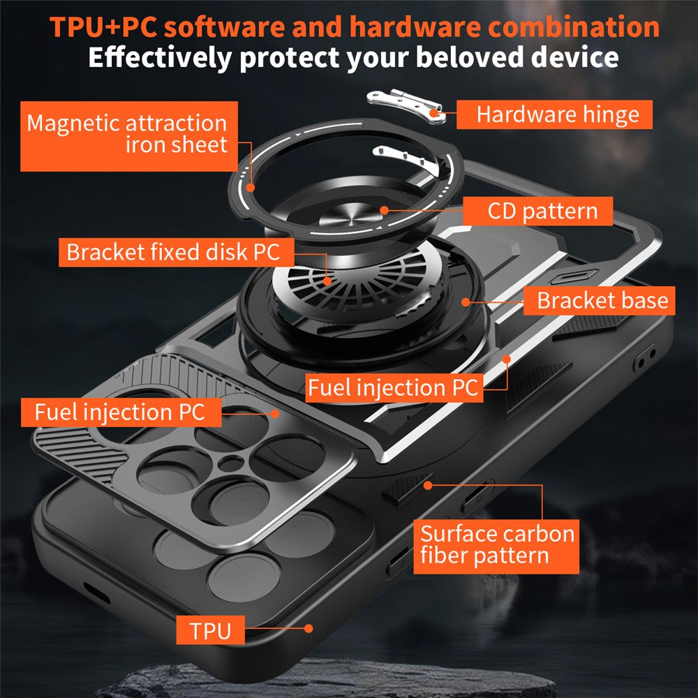 Case for Xiaomi Poco F8 Ultra, Techsuit, RuggedCam, Black