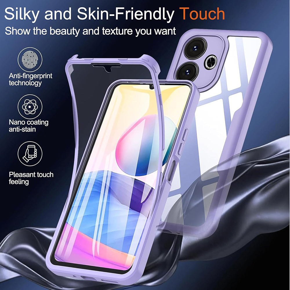 Case for Xiaomi Poco M6 4G / Redmi 13, Techsuit, ColorVerse 360, Purple