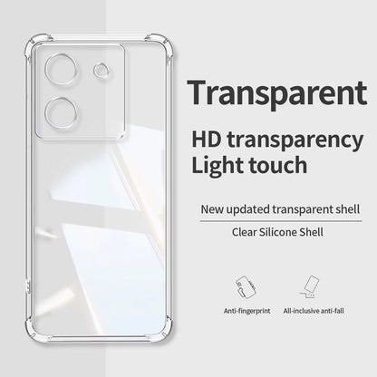 Case for Xiaomi Poco M7 Pro 5G, Techsuit, Shockproof Clear, Transparent