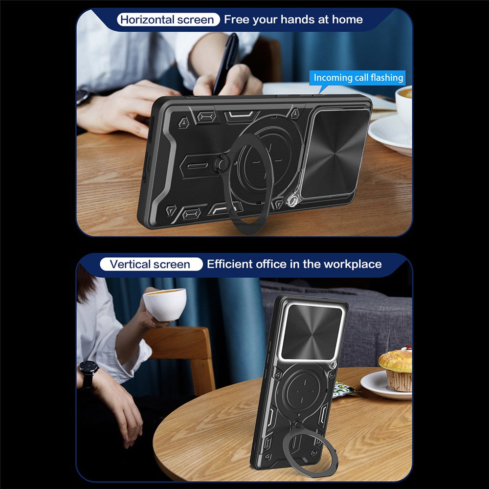 Case for Xiaomi Poco M8 Pro / Redmi Note 15 Pro+ 5G, Techsuit, CamGuard Pro, Black