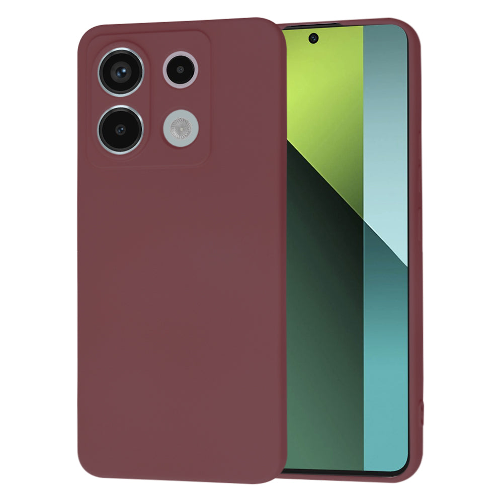 Case for Xiaomi Poco X6 / Redmi Note 13 Pro 5G, Techsuit, SoftFlex, Cherry Red