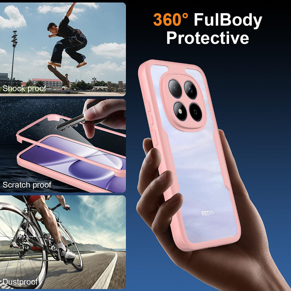 Case for Xiaomi Poco X8 Pro Max, Techsuit, ColorVerse 360, Pink