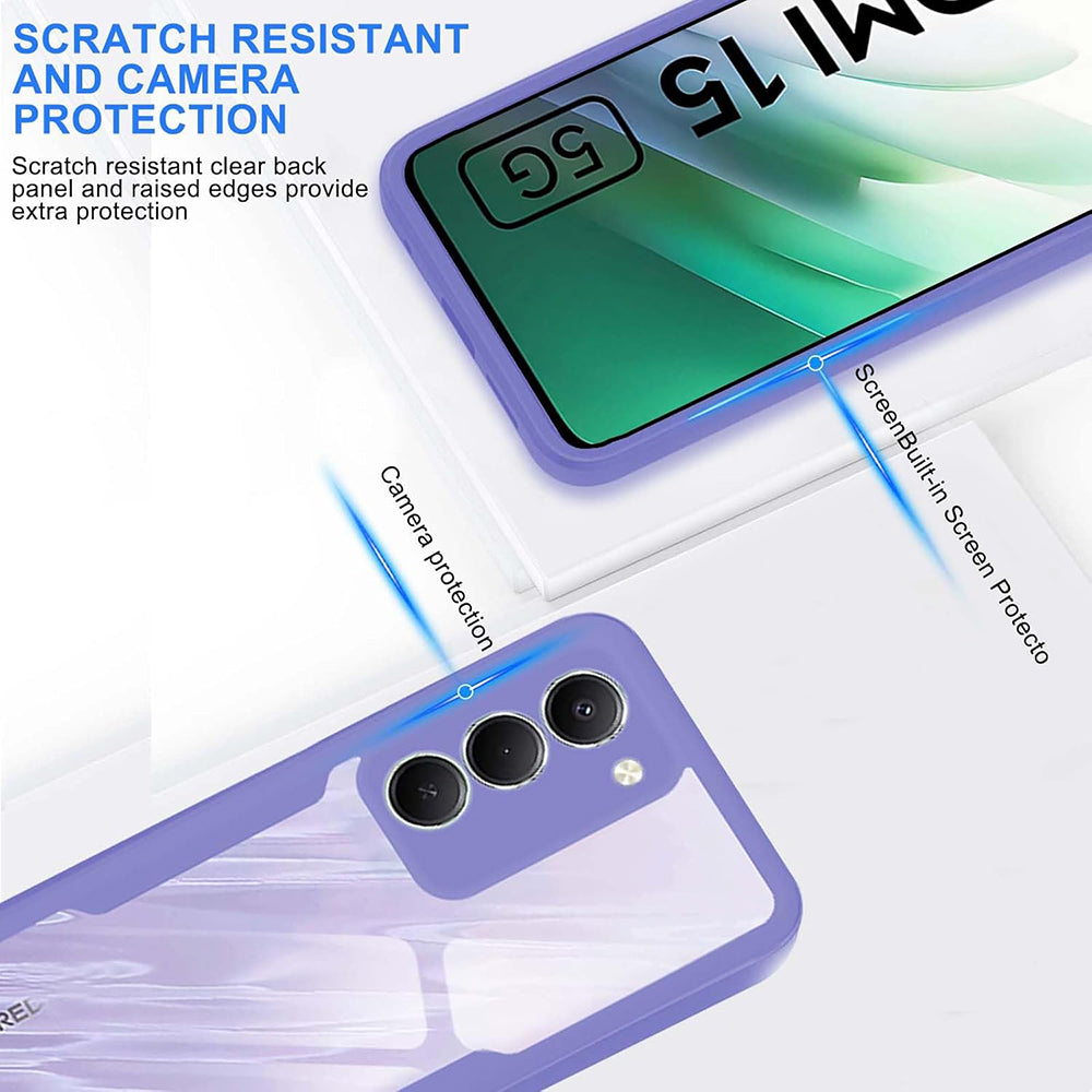 Case for Xiaomi Redmi 15 5G / 15 4G, Techsuit, ColorVerse 360, Purple