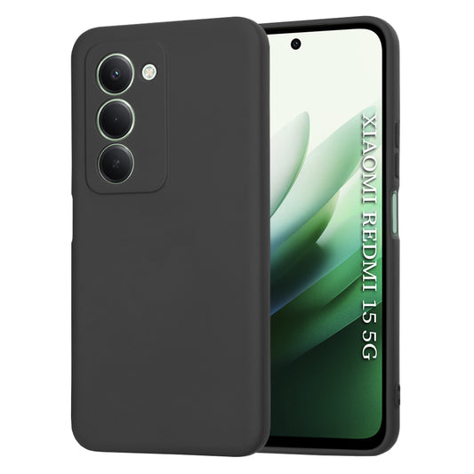 Case for Xiaomi Redmi 15 5G / 15 4G, Techsuit, SoftFlex, Black