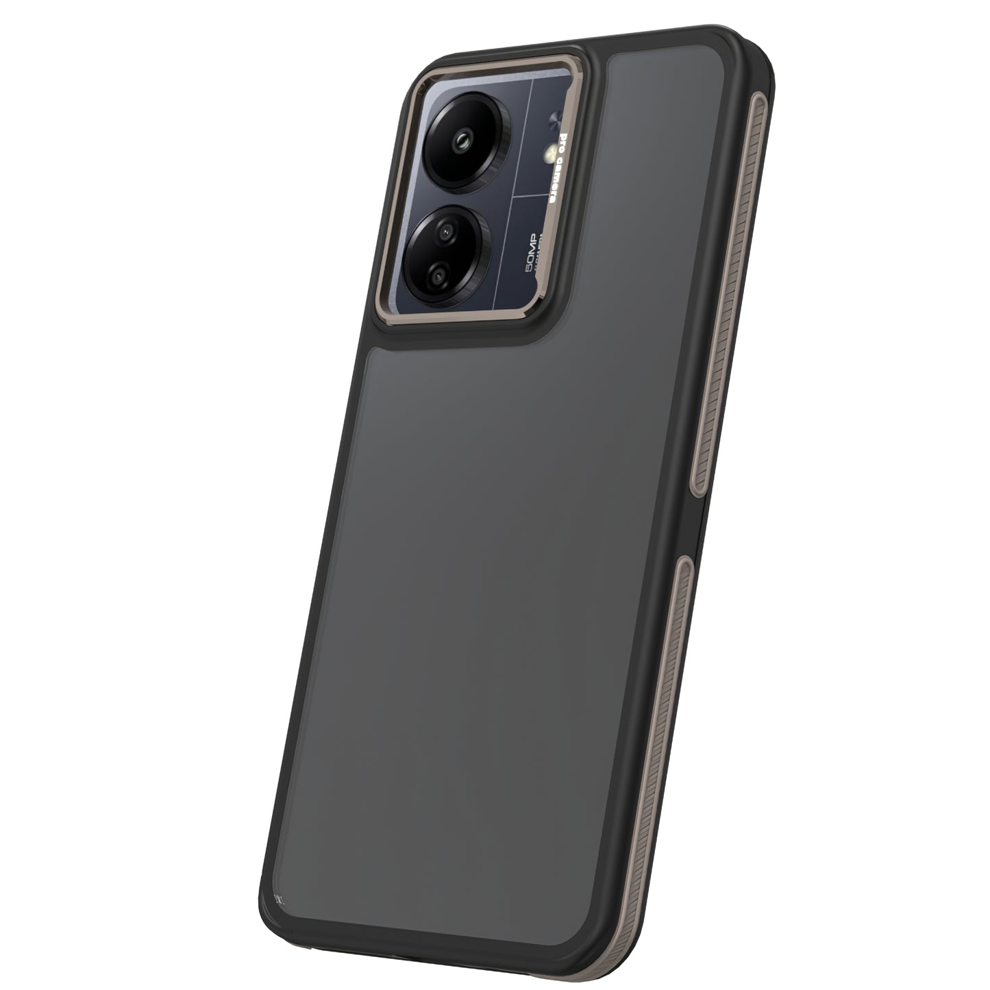 Case for Xiaomi Poco M6 / Redmi 13C 5G, OEM, Crystal Black, Gray