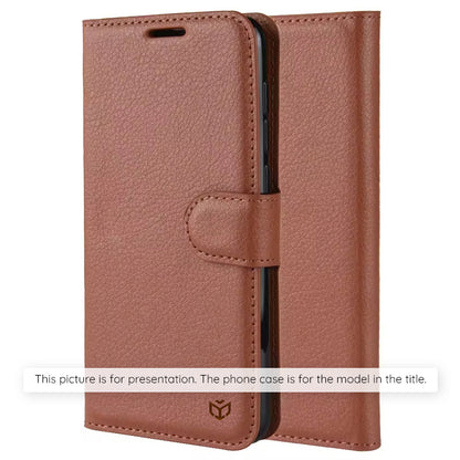 Case for Xiaomi Redmi A5 4G (Standard), Techsuit, Leather Folio, Brown