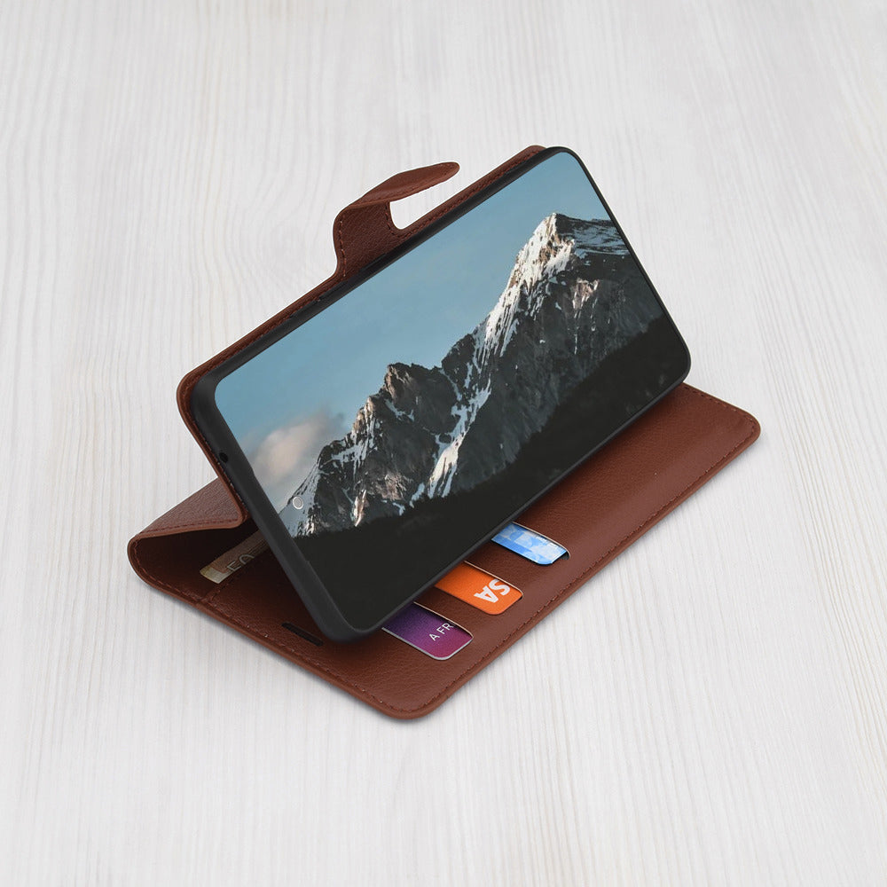 Case for Xiaomi Redmi A5 4G (Standard), Techsuit, Leather Folio, Brown