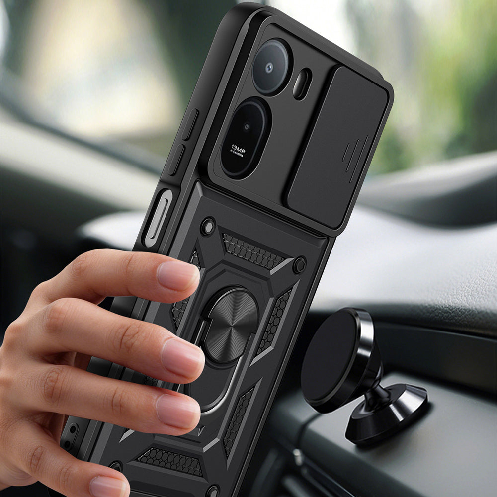 Case for Xiaomi Redmi A7 Pro 4G, Techsuit, CamShield, Rose Gold