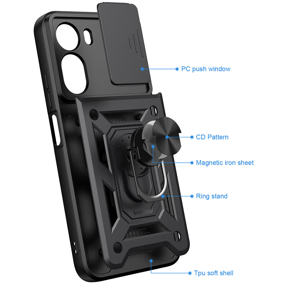 Case for Xiaomi Redmi A7 Pro 4G, Techsuit, CamShield, Green