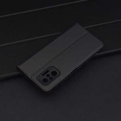 Case for Xiaomi Redmi Note 10 Pro Max / Note 10 Pro, Techsuit, Magskin Book, Black