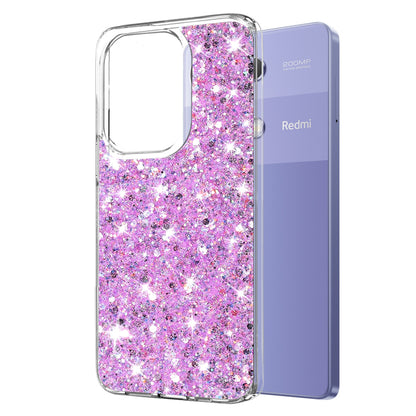 Case for Xiaomi Redmi Note 13 Pro 4G / Poco M6 Pro 4G, Techsuit, Sparkly Glitter, Magenta