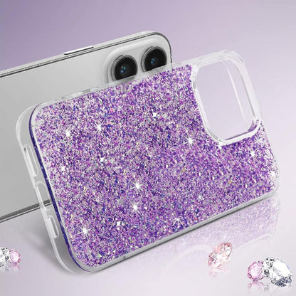 Case for Xiaomi Redmi Note 13 Pro 4G / Poco M6 Pro 4G, Techsuit, Sparkly Glitter, Purple