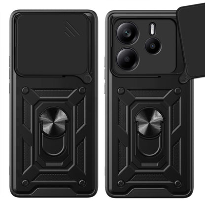 Case for Xiaomi Redmi Note 14 4G (Regional), Techsuit, CamShield, Black