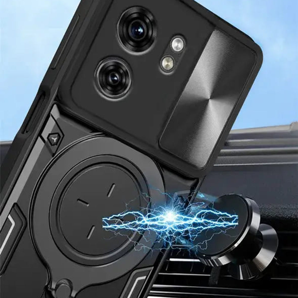 Case for Xiaomi Redmi Note 14 4G (Standard), Techsuit, CamGuard Pro, Black