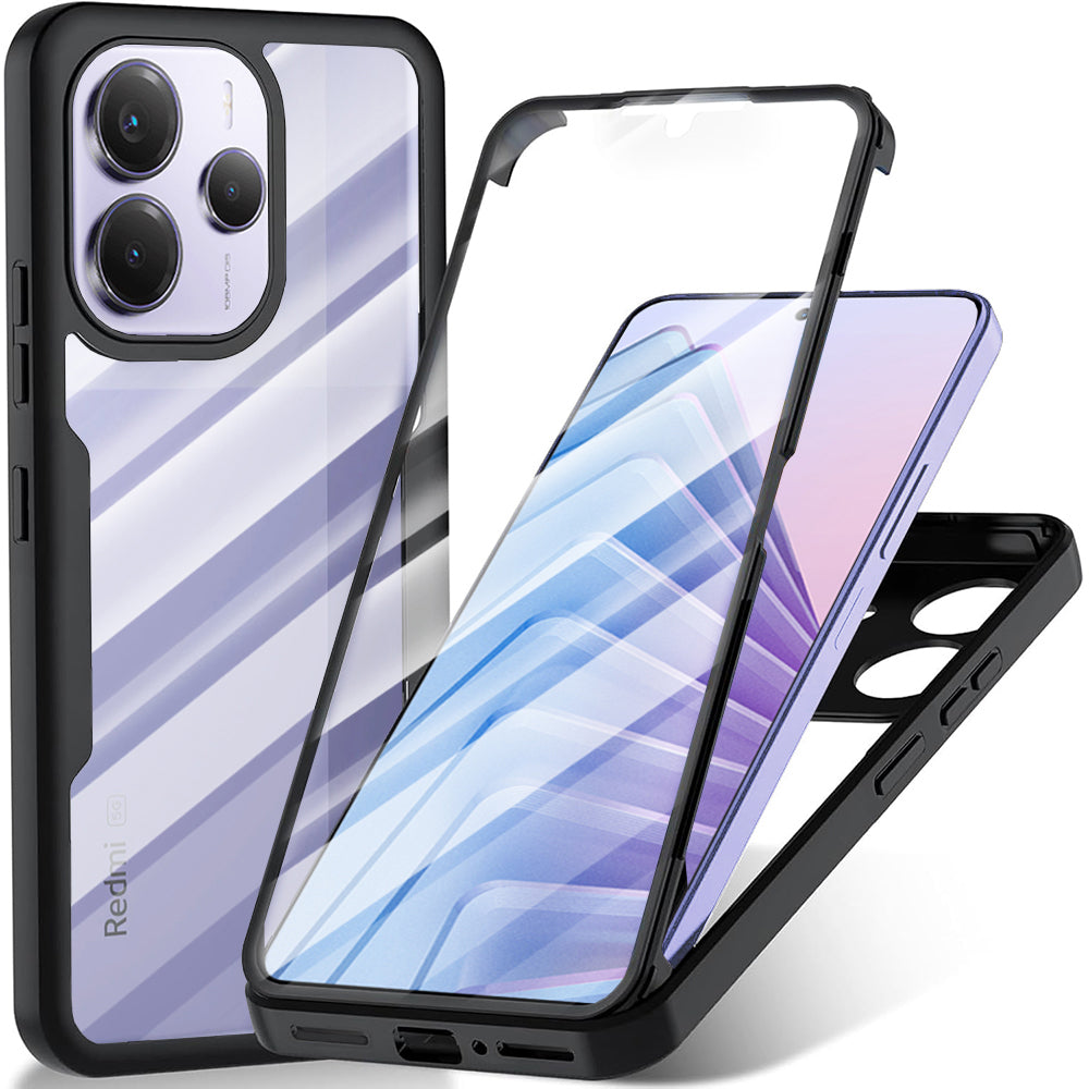 Case for Xiaomi Redmi Note 14 5G, Techsuit, ColorVerse 360, Black