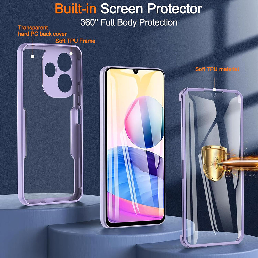 Case for Xiaomi Redmi Note 14 Pro+ 5G / Note 14 Pro 5G / Poco X7, Techsuit, ColorVerse 360, Purple