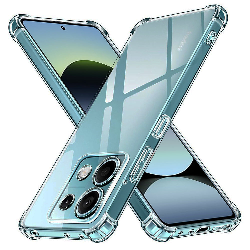 Case for Xiaomi Redmi Note 14S, Techsuit, Shockproof Clear, Transparent