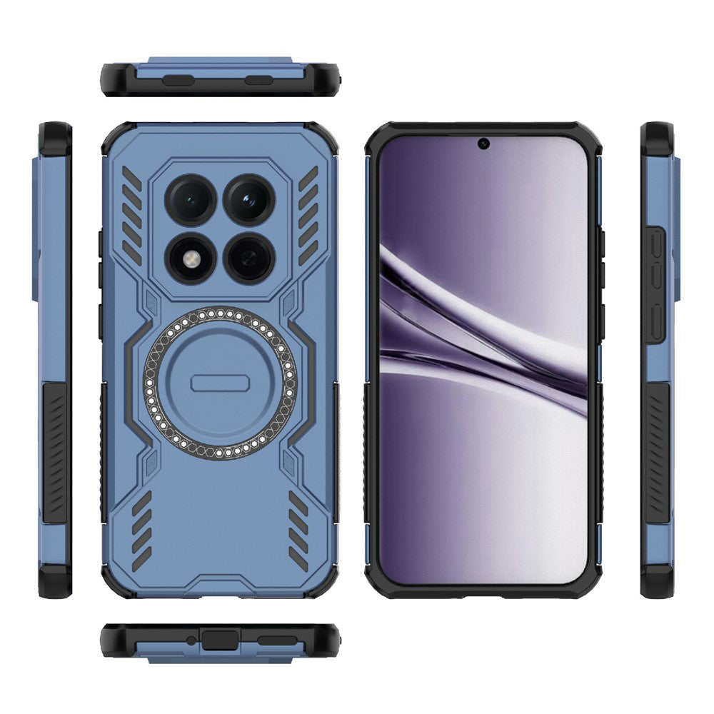 MagSafe Case for Xiaomi Redmi Note 15 Pro 4G, Techsuit, ArmorMag, Blue