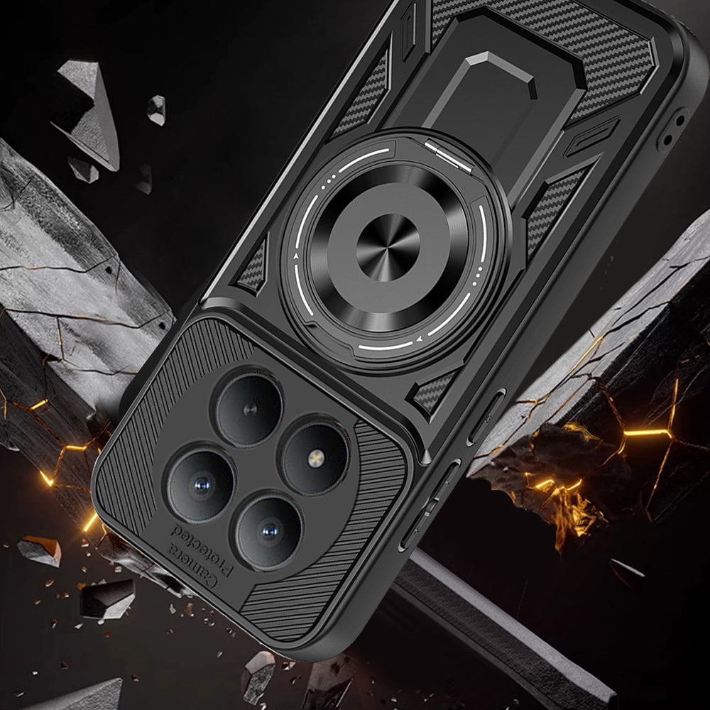Case for Xiaomi Redmi Note 15 Pro 4G, Techsuit, RuggedCam, Gray