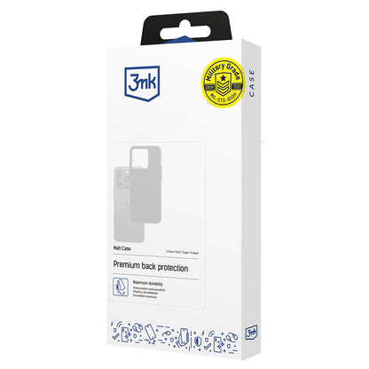 Case for Xiaomi Redmi Note 15 Pro 5G, 3MK, Matte Black