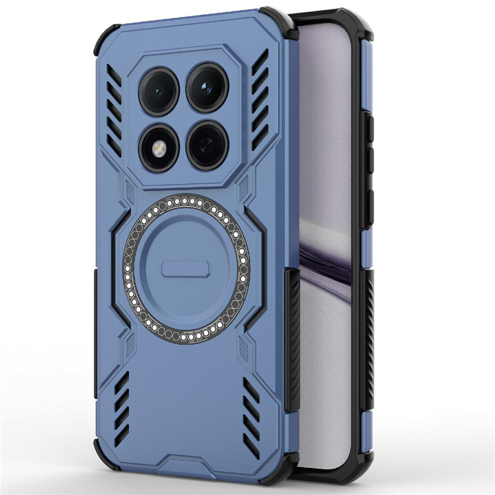 MagSafe Case for Xiaomi Redmi Note 15 Pro 5G, Techsuit, ArmorMag, Blue