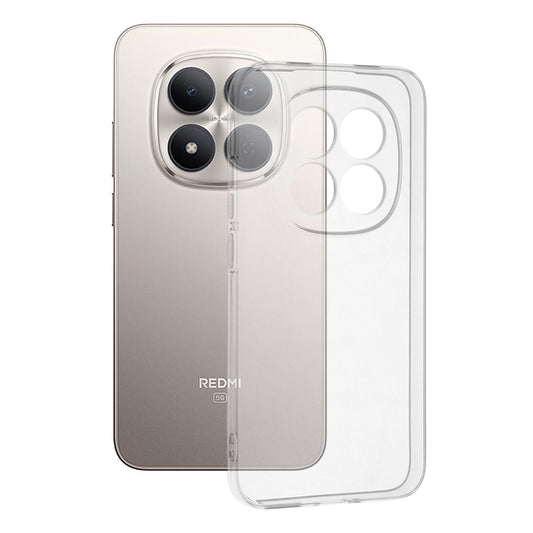 Case for Xiaomi Redmi Note 15 Pro 5G, Techsuit, Clear, Transparent