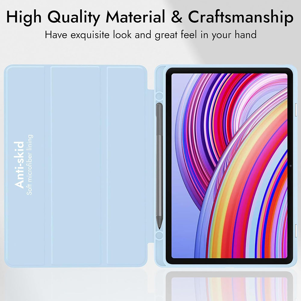 Case for Xiaomi Redmi Pad 2 Pro, Techsuit, Flex Trifold, Gray