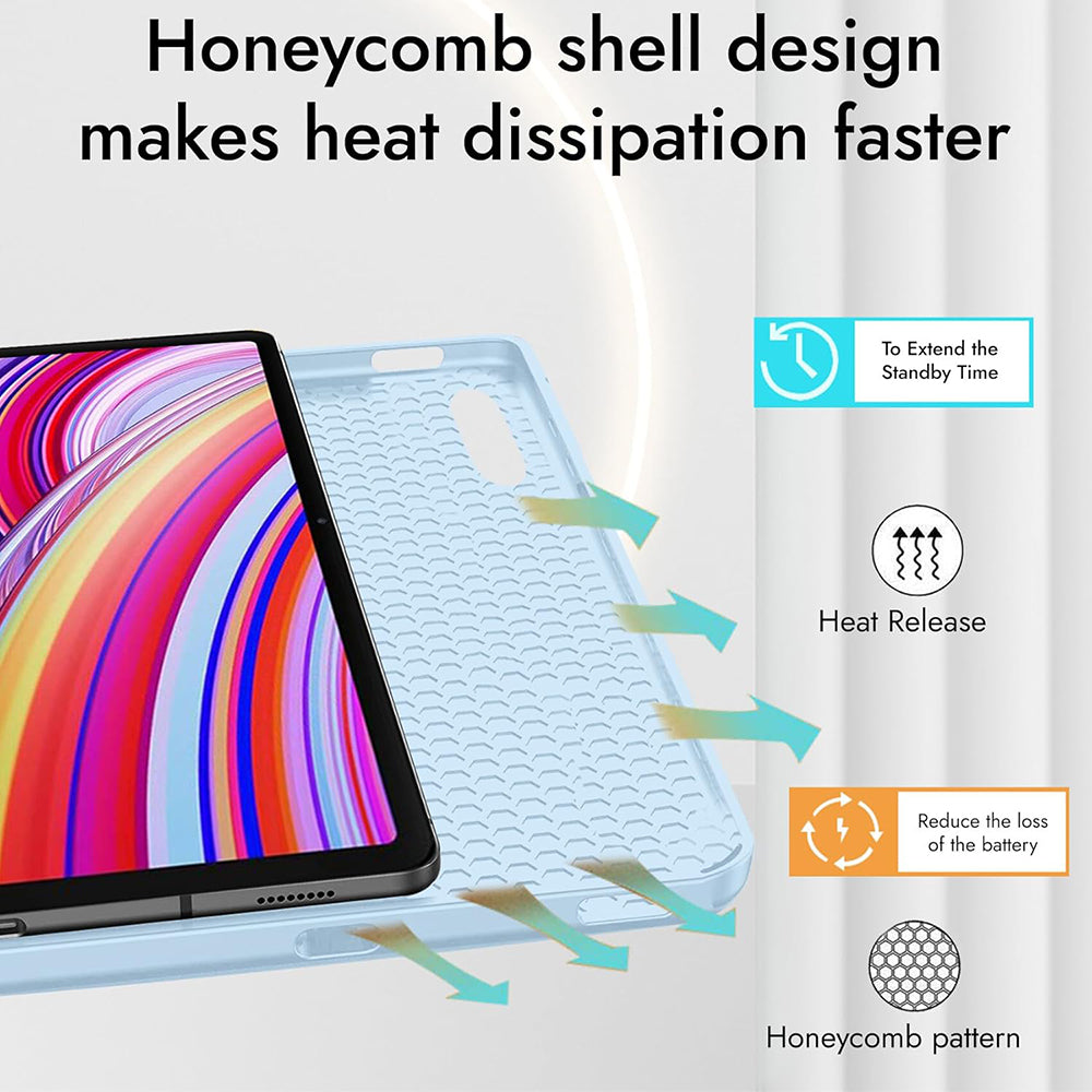 Case for Xiaomi Redmi Pad 2 Pro, Techsuit, Flex Trifold, Pink