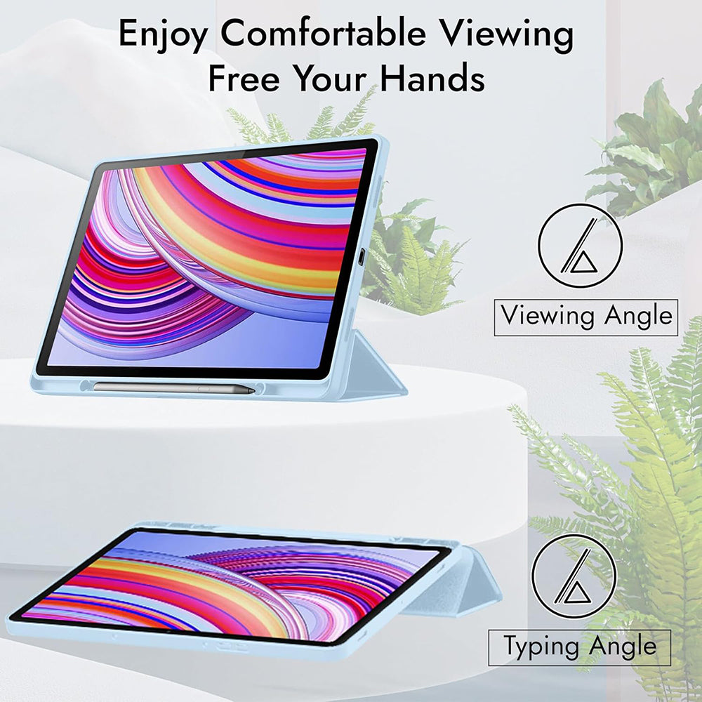 Case for Xiaomi Redmi Pad 2 Pro, Techsuit, Flex Trifold, Green