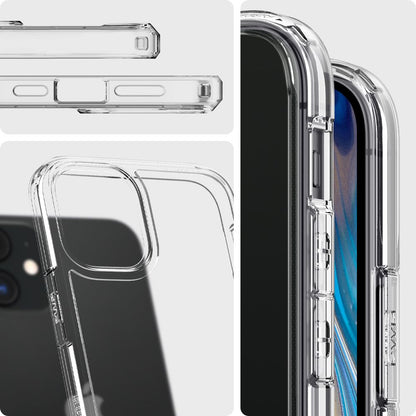 Case for Apple iPhone 12 / 12 Pro, Spigen, Ultra Hybrid, Transparent ACS01702