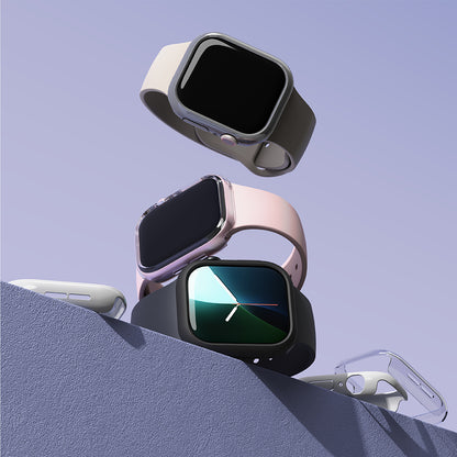 Ringke Slim Case for Apple Watch Series 10 / 11 46mm, Set of 2, Matte Black / Transparent