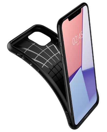 Case for Apple iPhone 11, Spigen, Liquid Air, Black