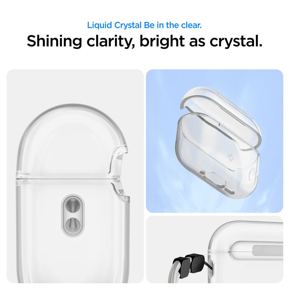 Spigen Liquid Crystal Case for Apple AirPods Pro 3, Transparent ACS10019