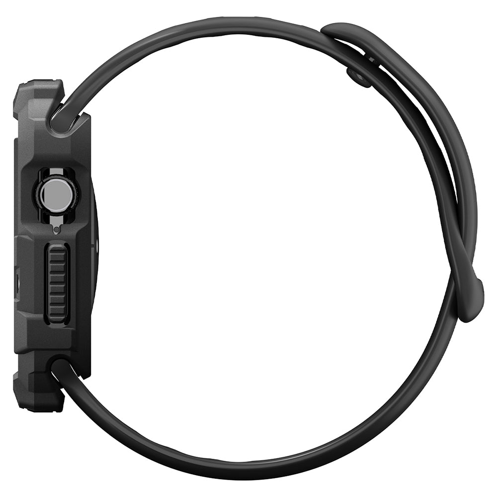 Spigen Rugged Armor Case for Apple Watch Series 12 42mm, Matte Black ACS11877
