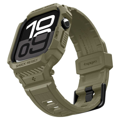 Spigen Rugged Armor Pro V2 Case for Apple Watch Series 10 / 11 46mm, Khaki ACS10507