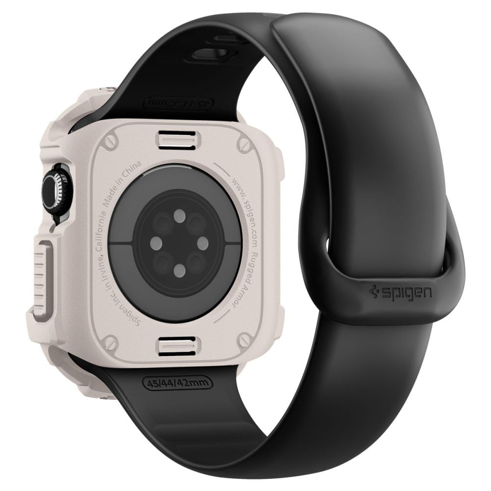 Spigen Rugged Armor V2 Case for Apple Watch Series 10 / 11 42mm, Beige ACS10493