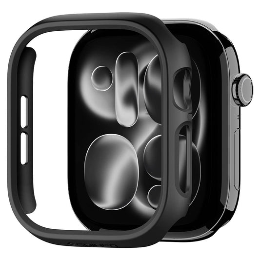 Spigen Thin Fit Case for Apple Watch 12 46mm, Black ACS11890